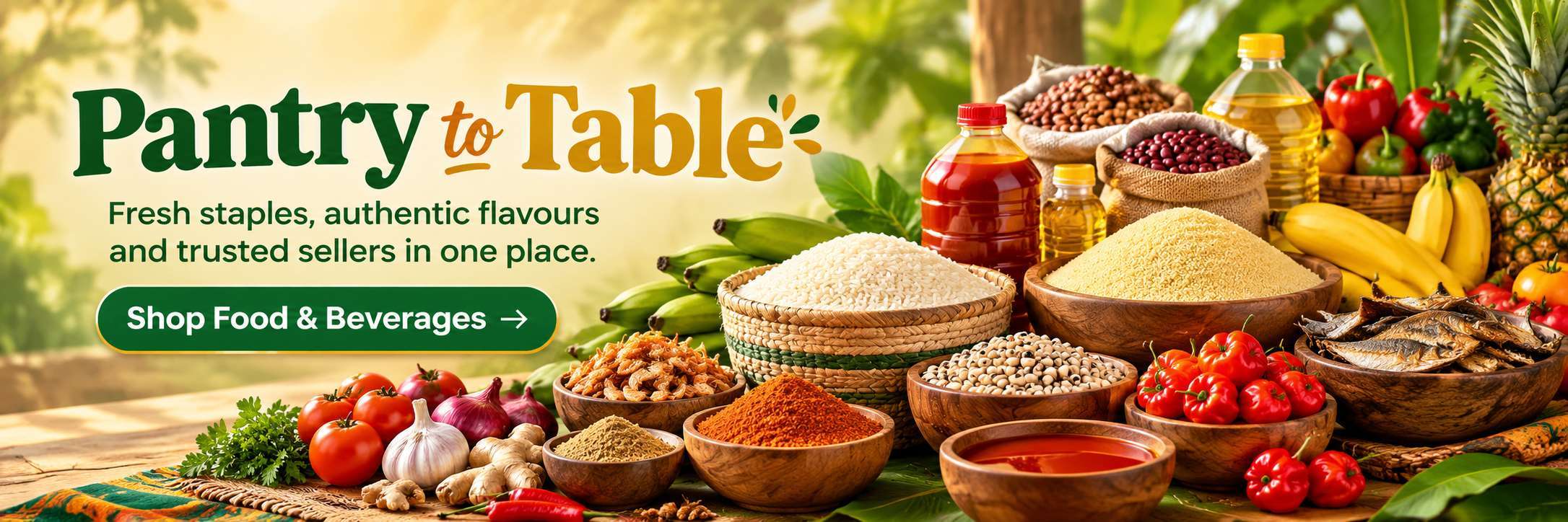Everything You Love, From Pantry to Plate.
